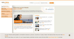 Desktop Screenshot of leben-mit-gist.de